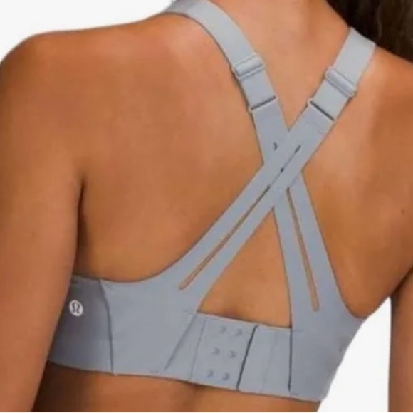 Lululemon Airsupport Running High Support Rhino Grey/vapor Sports Bra | 36 DDD - Picture 3 of 6
